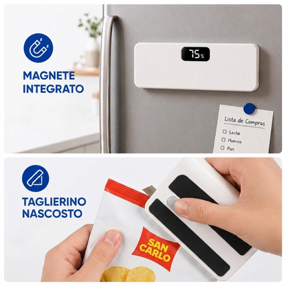 SalvaGusto™ -  Mini sigillatrice per sacchetti