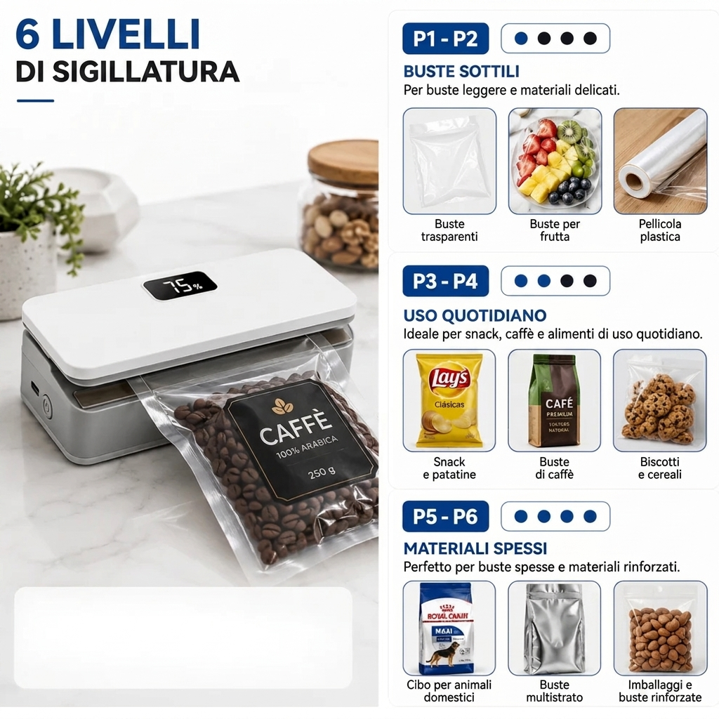 SalvaGusto™ -  Mini sigillatrice per sacchetti